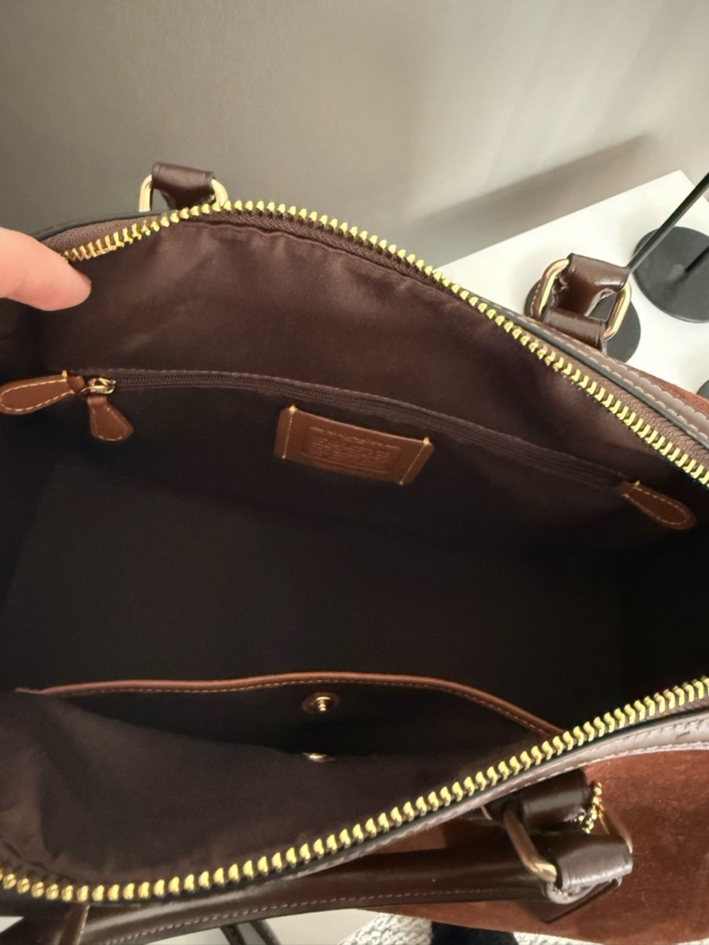 Coach Large Rowan in Suede - Picture 6 of 6